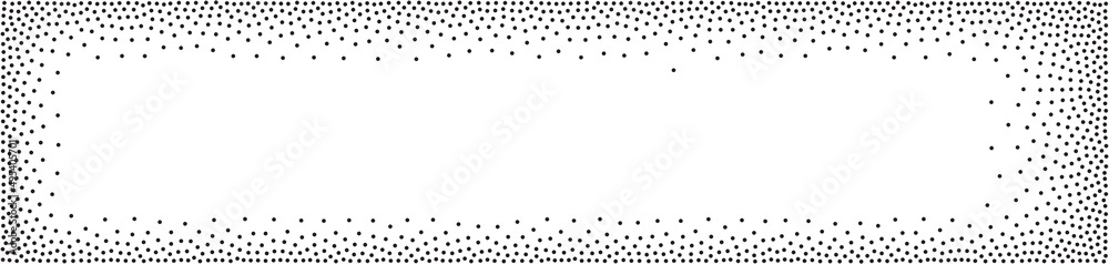 Obraz premium Wavy Dot Line Pattern