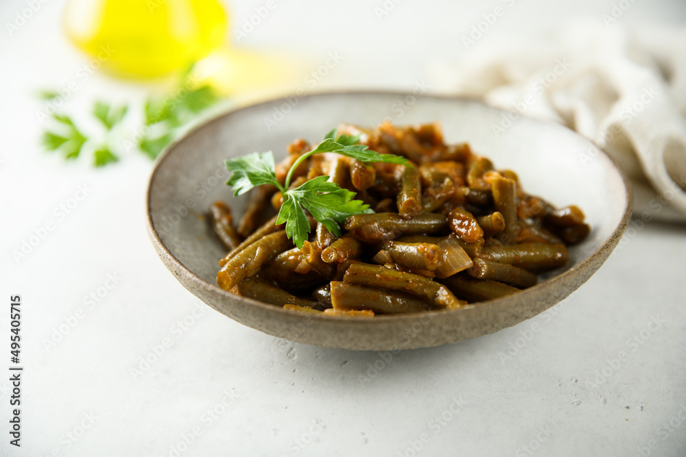 Healthy vegan green beans ragout Healthy vegan green beans ragout