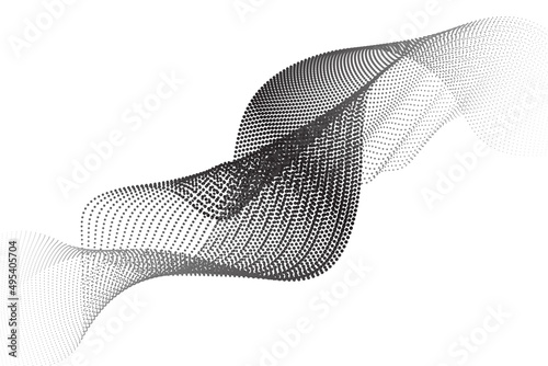 Wavy Dot Line Pattern