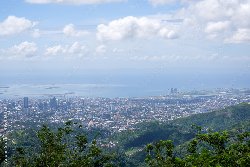 Cebu City Urban Skyline (High Angle View) - Cebu City, Philippines