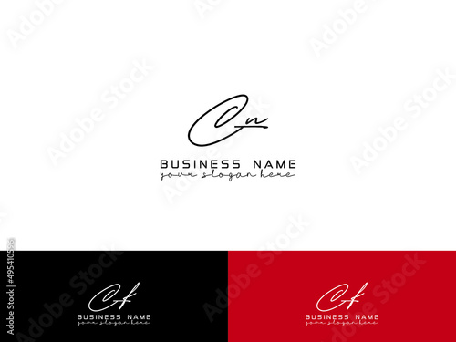 Minimalist CU logo, Signature Cu uc Logo Letter vector for any type of business