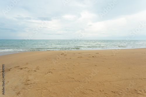 Beautiful tropical beach. Thailand. Nature background