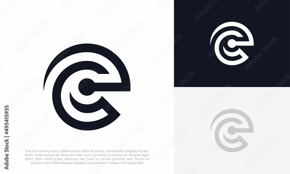 letter E logo initial abstract vector icon design illustration letter E logo initial abstract vector icon design illustration