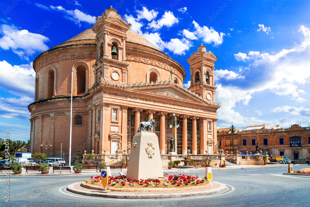Cathedral of Mosta, Rotunda dome - Malta travel spotlight.