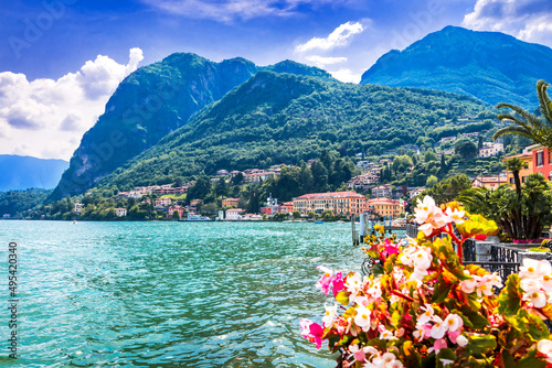Menaggio, Italy - Beautiful italian Lago di Como in Lombardy.