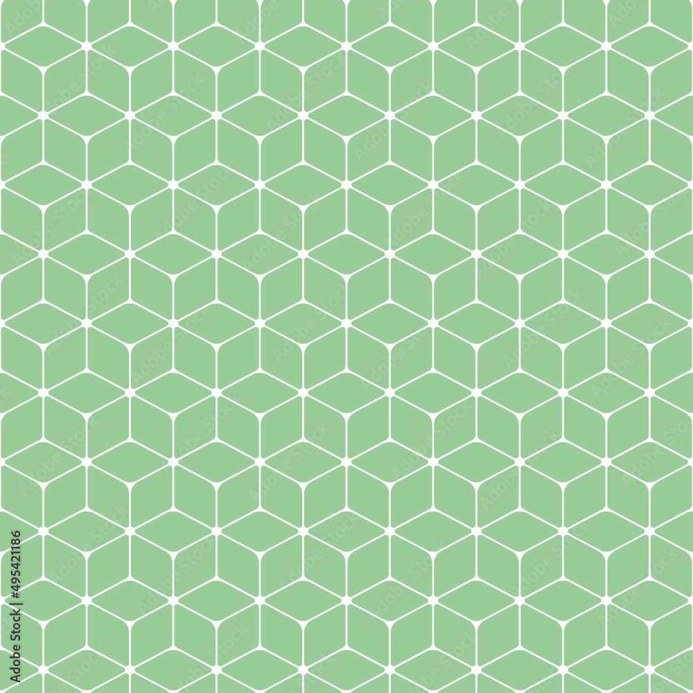 Seamless geometric pattern on pastel green background. Simple vector illustration. Seamless geometric pattern on pastel green background. Simple vector illustration.