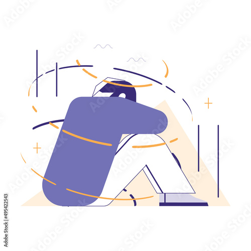 Overthinking. Anxiety and stress caused by thinking too much.