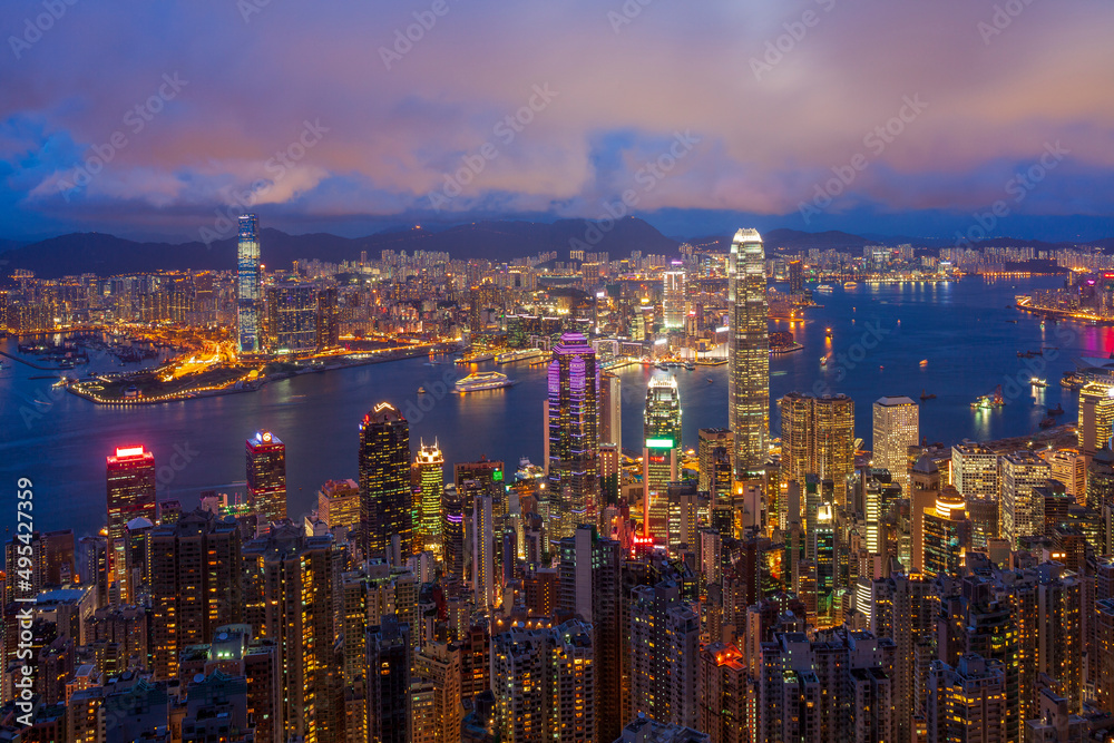 Hong Kong Cityscape From the Peak