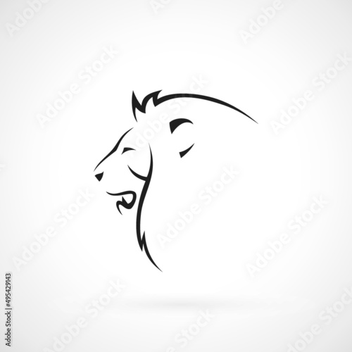 Fototapeta Naklejka Na Ścianę i Meble -  lion logo