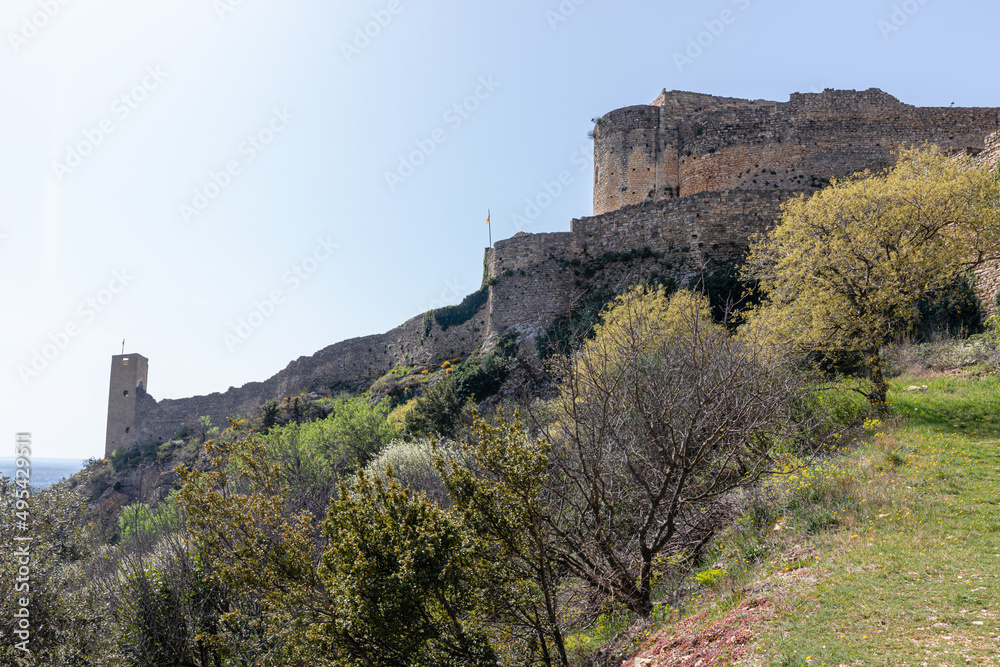 the fortress of Mornas, overlooking the Rhône