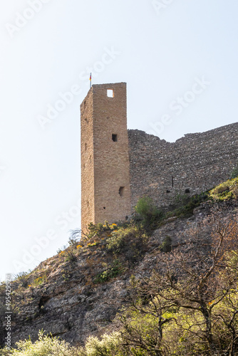 the fortress of Mornas, overlooking the Rhône