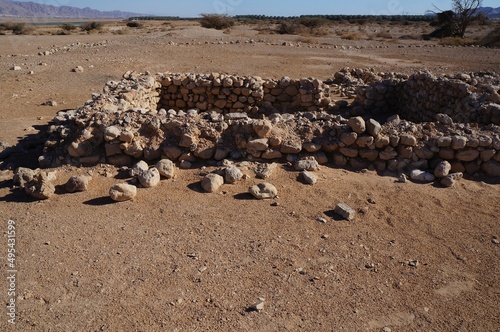Archeological site in south Israel, Evrona wells system 