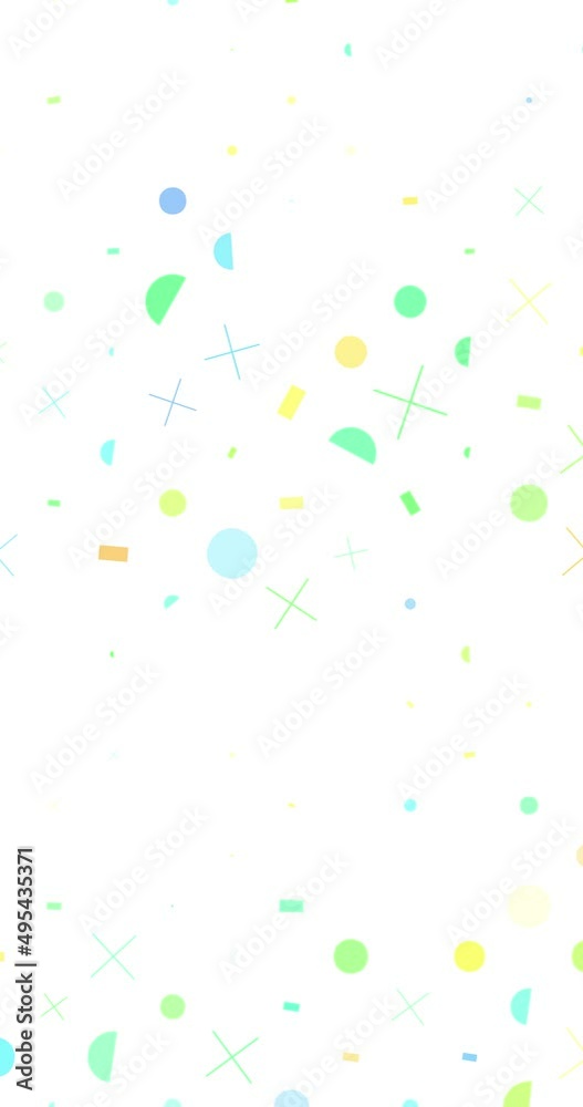 Abstract geometric pattern background. Minimal design in Bright colors animated. Flat design background loop animation