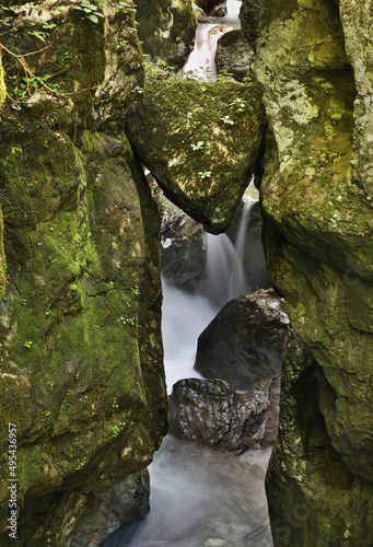 Medvedova glava - Bear's Head in Tolmin Gorge. Slovenia photo