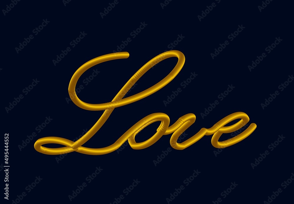 3d text love design 3d text love design