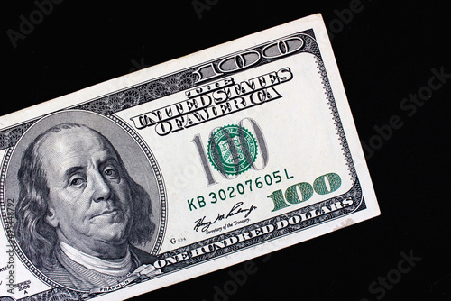 American dollars. Symbol of stability and wealth photo