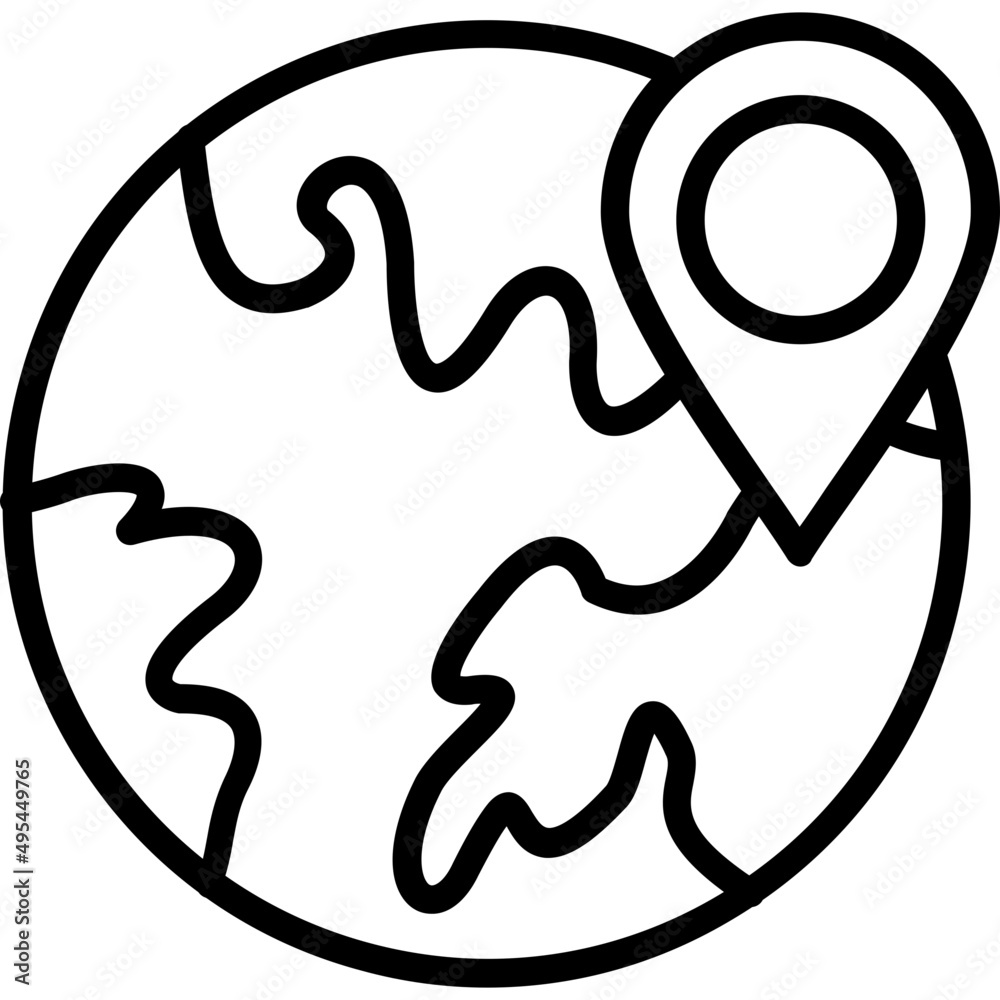 Obraz premium Location Icon