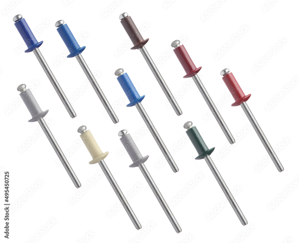 Colors Blind Rivets Self-Plugging Open End Dome Head Decorating ...
