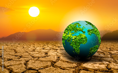 The Green Globe is located in extremely arid soil.
