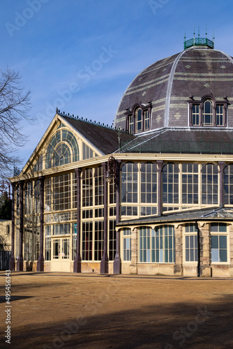 Fotografie The Octagon Concert Hall in Buxton Pavilion Gardens in the Spa Town of Buxton in Derbyshire, England