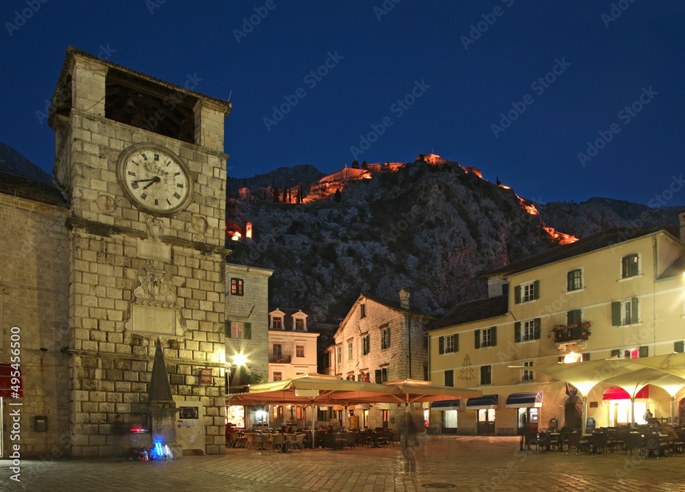 Square of Arms in Kotor. Montenegro