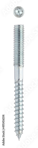 Photography Dowel Screws bolts, stainless steel dual thread lag screw Wood Thread Hanger Bol