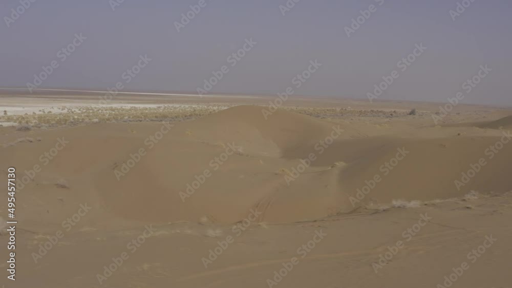Aerial, Namak Lake In The Maranjab Desert, Iran Aerial, Namak Lake In The Maranjab Desert, Iran
