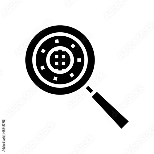 burner fondue glyph icon vector. burner fondue sign. isolated contour symbol black illustration
