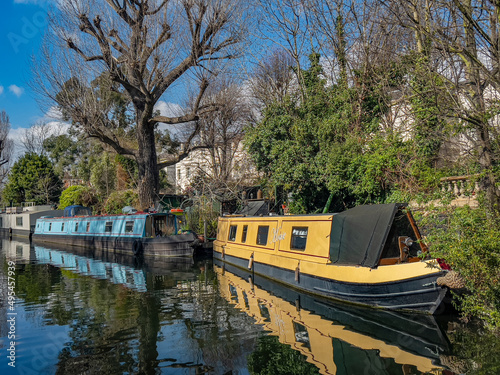 The Little Venice district of London in the United Kingdom