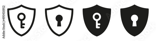 Security Shield Icon Vector Illustration