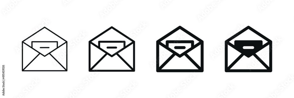 mail envelope icon, message icon, email symbol in filled, thin line, outline and stroke style for apps and website
mail envelope icon, message icon, email symbol in filled, thin line, outline and stroke style for apps and website