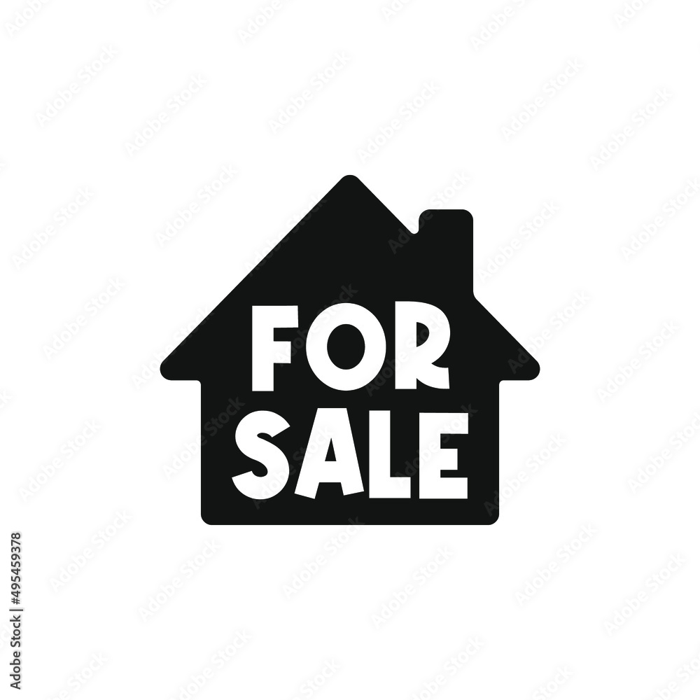 for sale house icon. Real estate selling signs. Home house symbol. Flat icons on white. Vector. for sale house icon. Real estate selling signs. Home house symbol. Flat icons on white. Vector.