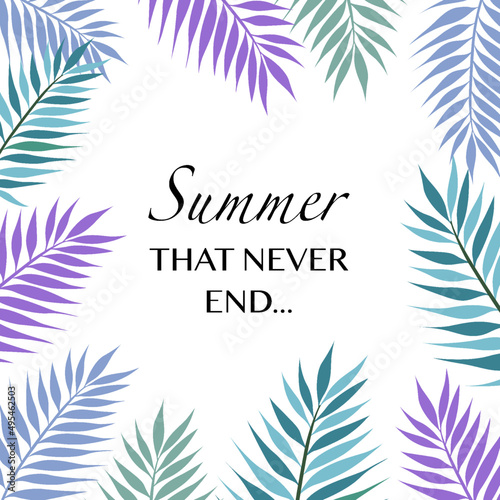 Leaves a background.Summer background design.tropical