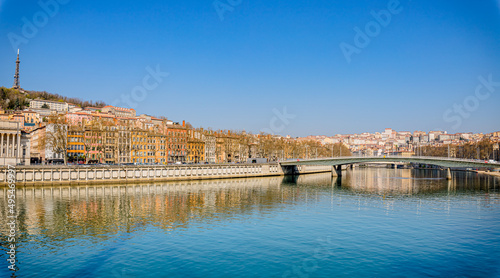 Panorama des Quais de Saône à Lyon