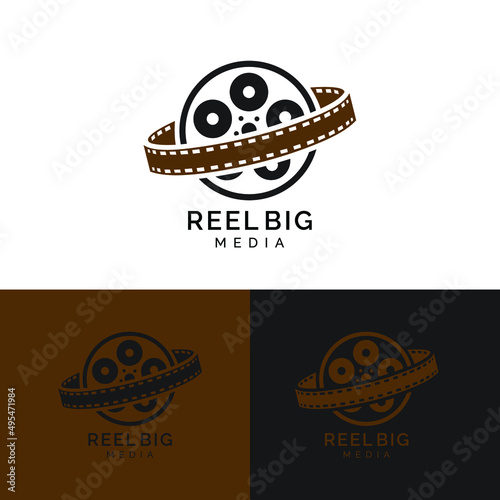 Reel Big Media Logo - Logo Template