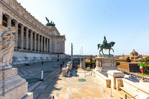 View on Fatherland monument, Rome