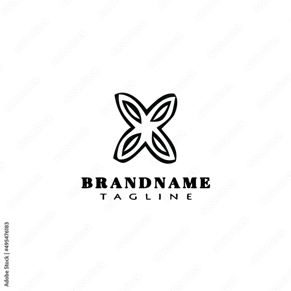 shape flower logo cartoon icon design template black isolated vector illustration shape flower logo cartoon icon design template black isolated vector illustration