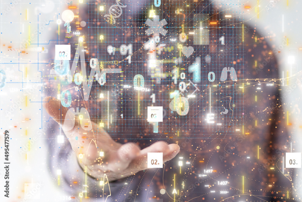 digital medical futuristic interface 3D rendering digital medical futuristic interface 3D rendering