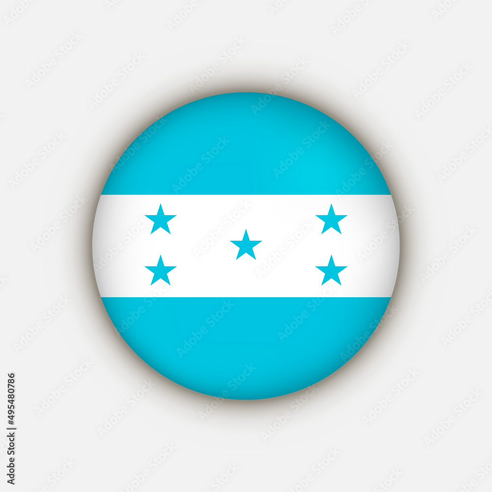 Country Honduras. Honduras flag. Vector illustration. Country Honduras. Honduras flag. Vector illustration.
