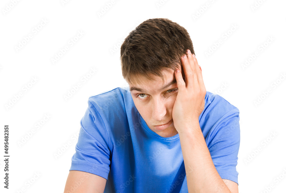 Sad and Bored Young Man Sad and Bored Young Man