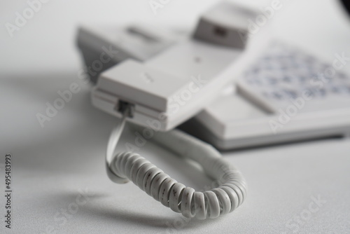 White Telephone Marketing desk © hendri