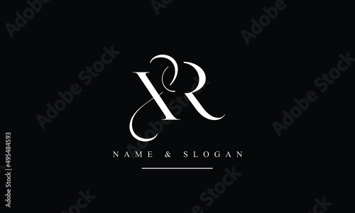 RX, XR, R, X abstract letters logo monogram