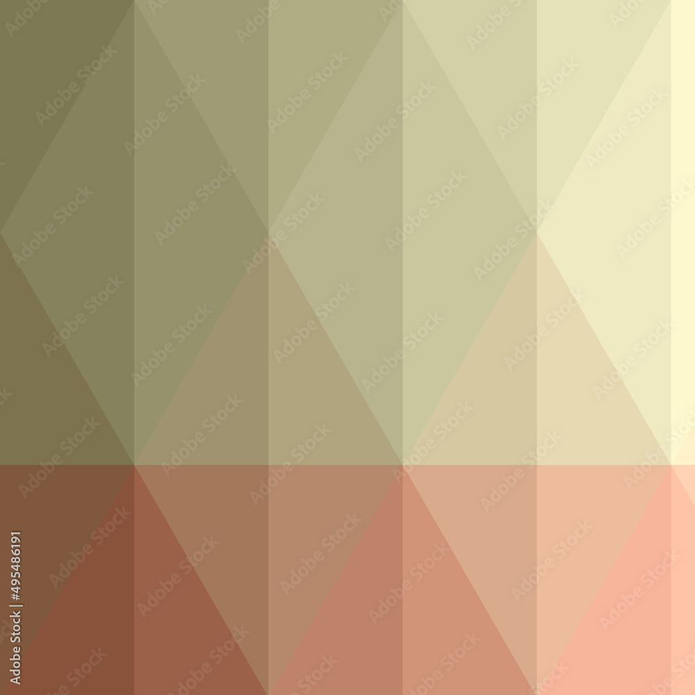 Abstract color Low-Polygones Generative Art background illustration