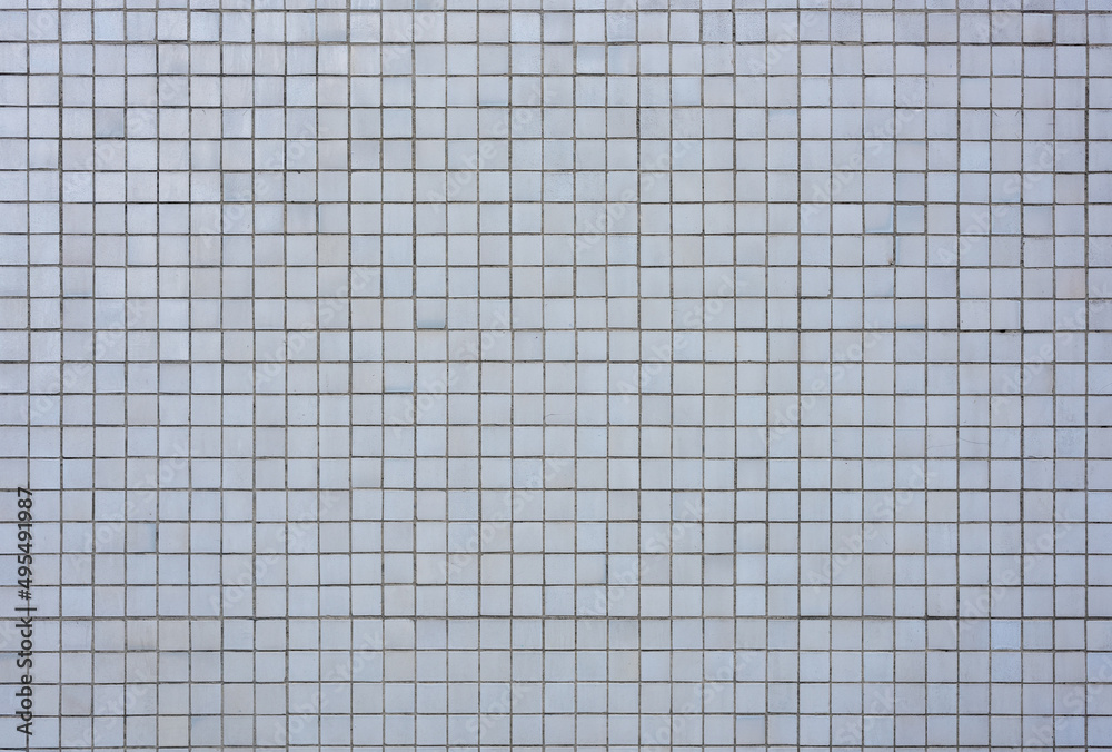 texture of a tiled white wall background