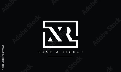 RX, XR, R, X abstract letters logo monogram