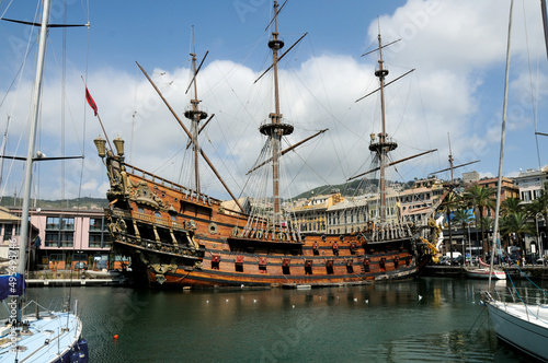 Neptune (galleon), docked in Genoa
