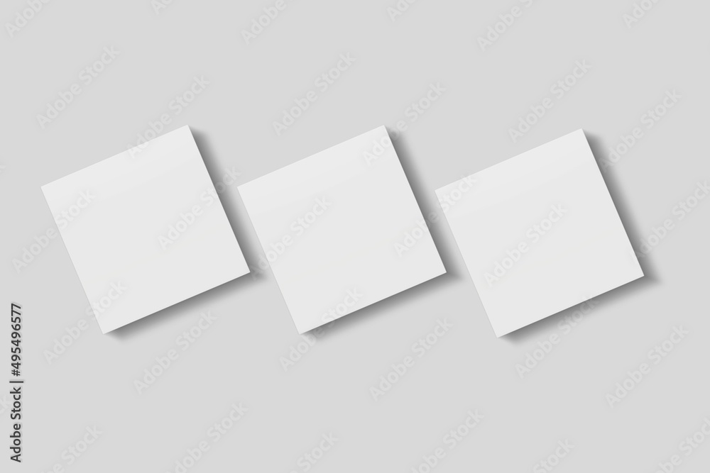 Blank paper for mockup. 3D Render.
Blank paper for mockup. 3D Render.