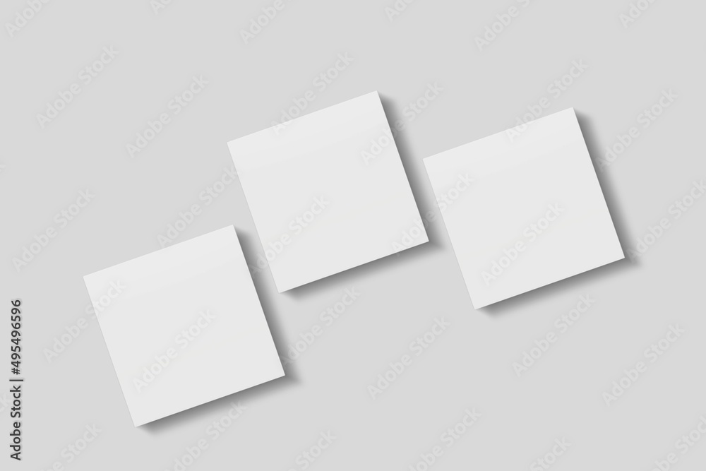 Blank paper for mockup. 3D Render.
Blank paper for mockup. 3D Render.