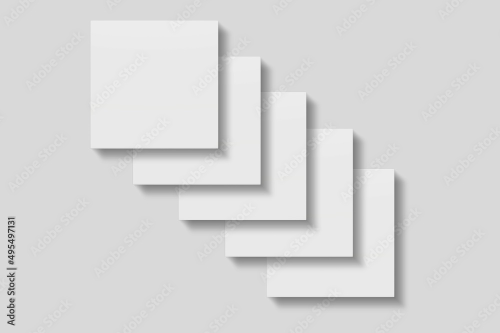 Blank paper for mockup. 3D Render.
Blank paper for mockup. 3D Render.