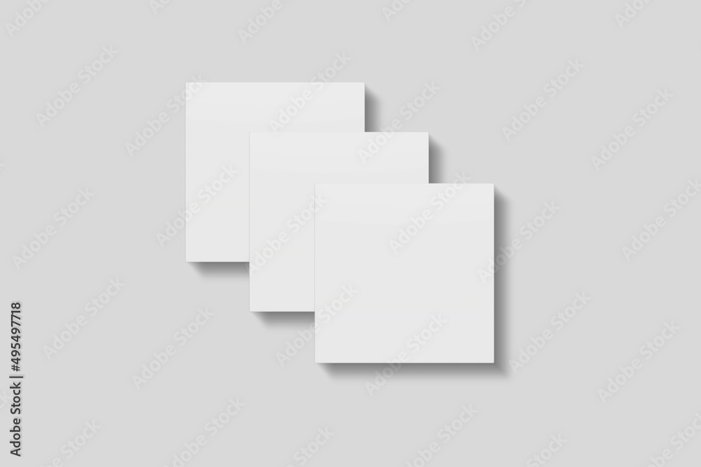 Blank paper for mockup. 3D Render.
Blank paper for mockup. 3D Render.